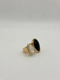 Anello Due Castoni Ovali