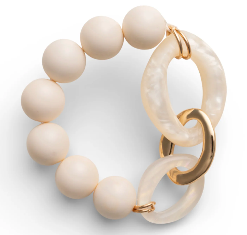 Bracciale Sfere Bianco