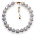 Collana Sfere Lucide Bianco