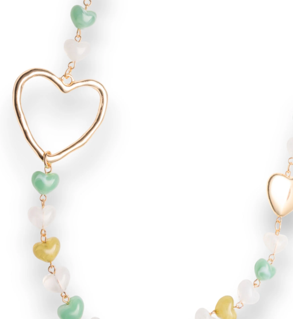 Collana Cuore Multicolor