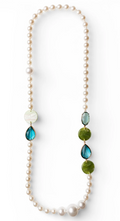 Collana Perle Verde e Blu