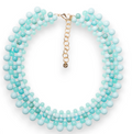 Collana Sfere Intrecciate Turchese