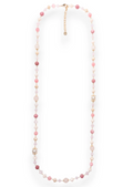 Collana Pietre Dure Rosa