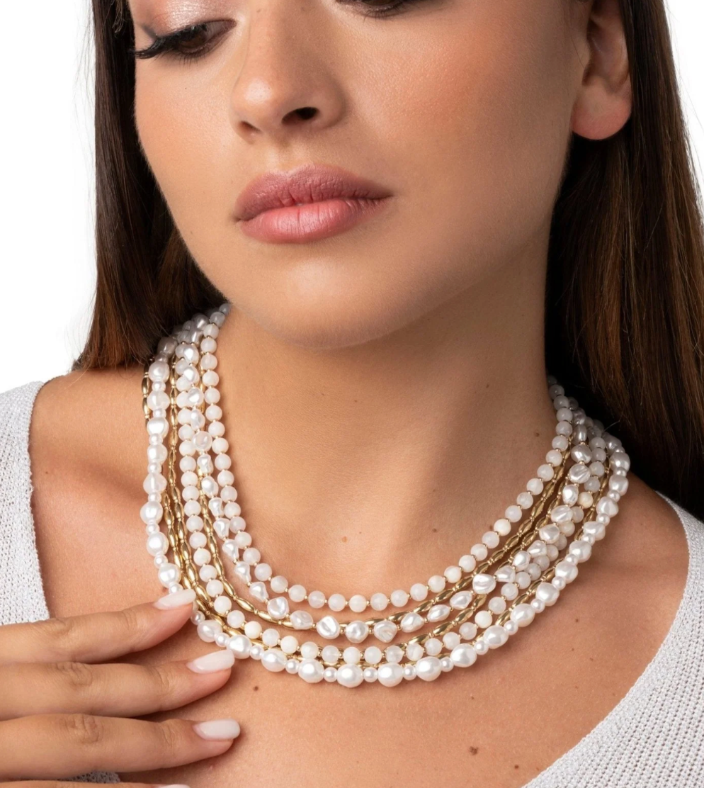 Collana Catena Bianco